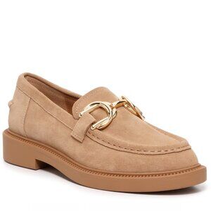Steve Madden Suede Tan Loafers (NEW)